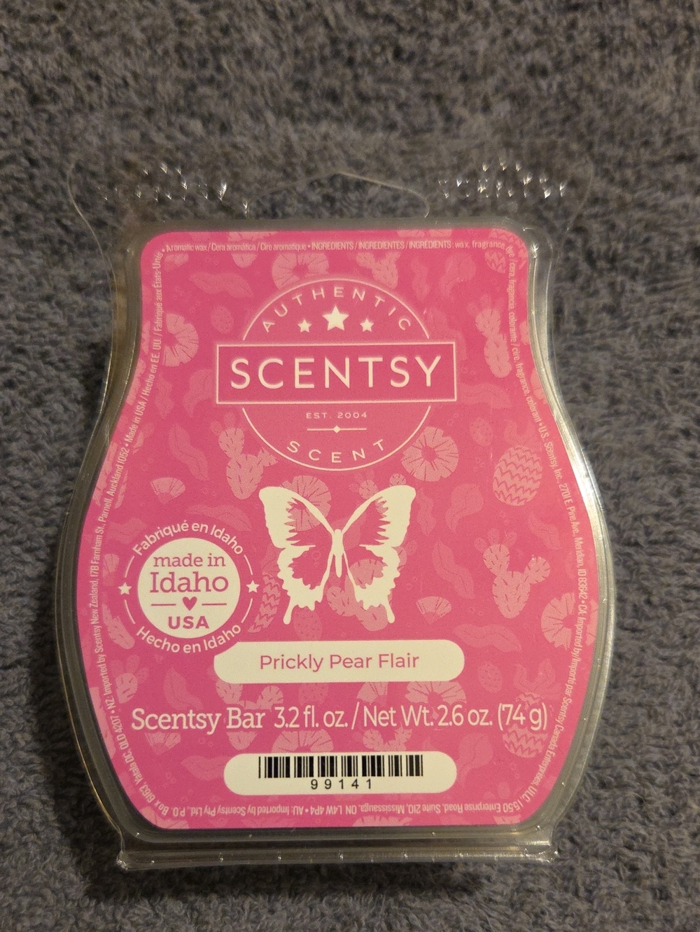 Scentsy Prickly Pear Flair Wax Bar